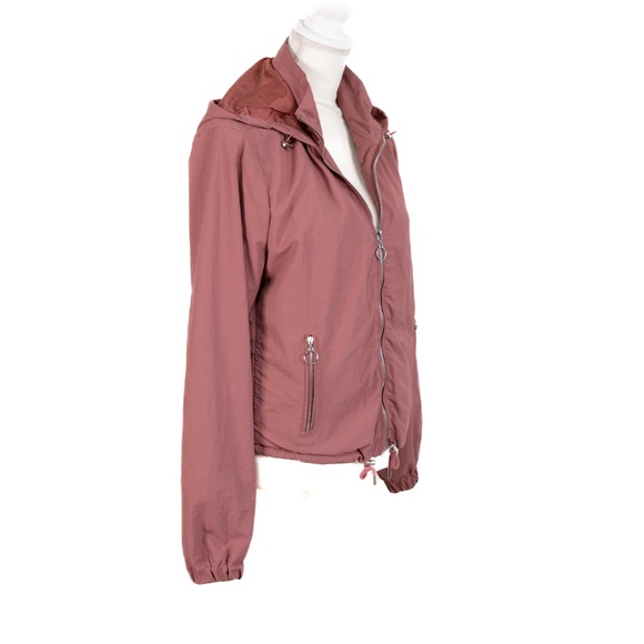 Ashley By 26 International Mauve Hooded Utility Jacket, Size M - Picture 5 of 12